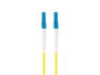 Lanberg Latiguillo de fibra óptica LC/UPC a LC/UPC de 2 m, Amarillo