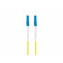 Lanberg Latiguillo de fibra óptica LC/UPC a LC/UPC de 2 m, Amarillo