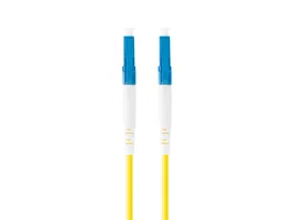 Lanberg FO-LULU-SS11 0050 YE Cable Fibra Óptica LC a LC UPC G.657.A1 Monomodo 5 Metros, Amarillo
