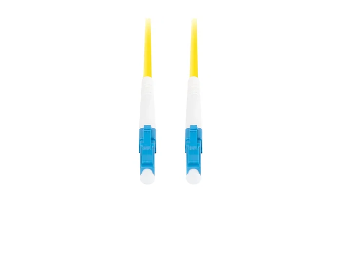 Lanberg FO-LULU-SS11 0050 YE Cable Fibra Óptica LC a LC UPC G.657.A1 Monomodo 5 Metros, Amarillo