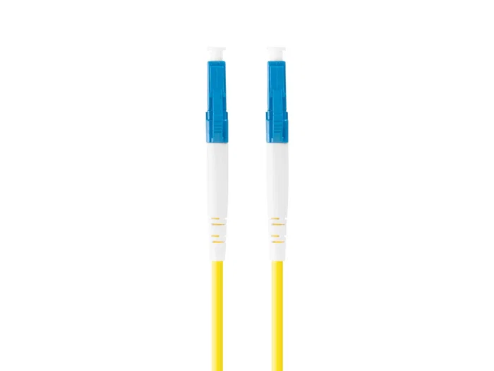 Lanberg FO-LULU-SS11 0050 YE Cable Fibra Óptica LC a LC UPC G.657.A1 Monomodo 5 Metros, Amarillo