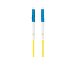 Lanberg FO-LULU-SS11-0100-YE Cable de Fibra Óptica 10m Monomodo LC/UPC - LC/UPC Simplex G657A1 LSZH Amarillo