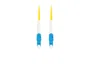 Lanberg FO-LULU-SS11-0100-YE Cable de Fibra Óptica 10m Monomodo LC/UPC - LC/UPC Simplex G657A1 LSZH Amarillo