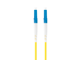 Lanberg FO-LULU-SS11-0100-YE Cable de Fibra Óptica e InfiniBand 10 m LC Amarillo