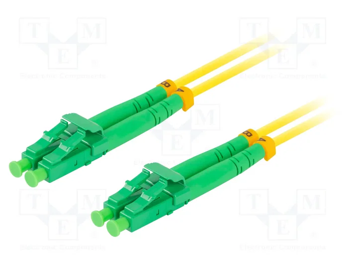 Lanberg Cable de fibra óptica 1 m LC/APC-LC/APC Amarillo Lanberg Cable de fibra óptica 1 m LC/APC-LC/APC Amarillo