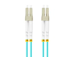 Lanberg FO-LULU-MD31-0010-TQ Cable de Fibra Óptica OM3 1m LC/UPC Aguamarina