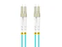 Lanberg FO-LULU-MD31-0010-TQ Cable de Fibra Óptica OM3 1m LC/UPC Aguamarina