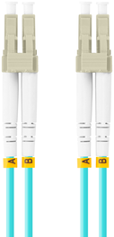 LANBERG FO-LULU-MD31-0020-TQ Cable de Fibra Óptica OM3 2m LC a LC Color Aguamarina