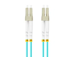 Lanberg FO-LULU-MD31-0020-TQ Cable Fibra Óptica LC-LC UPC 2m OM3 50/125 LSZH Color Aguamarina