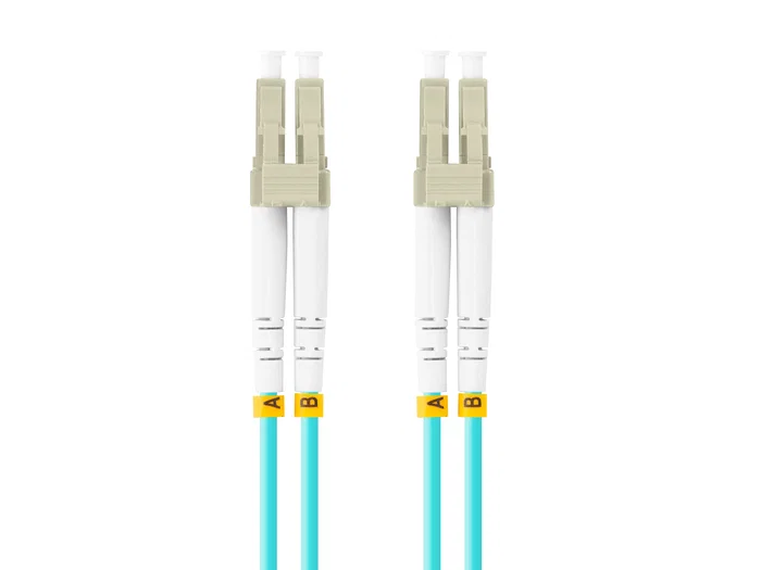 LANBERG Cable de fibra óptica OM3 LC/UPC a LC/UPC 2 m Aguamarina LANBERG Cable de fibra óptica OM3 LC/UPC a LC/UPC 2 m Aguamarina