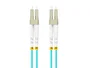 LANBERG Cable de fibra óptica OM3 LC/UPC a LC/UPC 2 m Aguamarina
