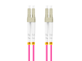 LANBERG FO-LULU-MD41-0020-VT Cable de fibra óptica OM4 InfiniBand 2 m LC Violeta