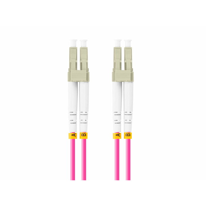 Lanberg Cable de fibra óptica OM4 LC/UPC a LC/UPC 5 m Violeta