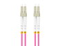 Lanberg Cable de fibra óptica OM4 LC/UPC a LC/UPC 5 m Violeta