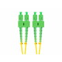 Lanberg Latiguillo de fibra óptica SC/APC a SC/APC 2m G.657.A1