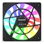NOX Hummer SLIM FAN ARGB Ventilador para PC de 120mm, Control PWM, 13 Aspas, Silencioso, Translúcido, 1 Unidad