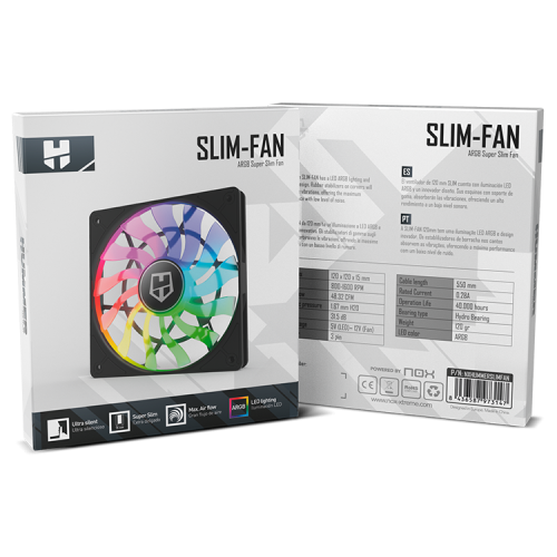 Nox Hummer Slim ARGB 120 mm