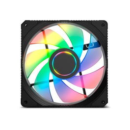 NOX NXHUMMERMFAN Ventilador 120mm ARGB Espejo Infinito 1200 RPM Hidráulico 35.5 CFM Silencioso 23 dB