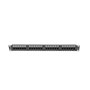 Lanberg Patch Panel Cat.6 UTP 24 Puertos 1U PPU6-1024-B Negro