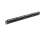 Lanberg PPU6-1024-B Panel de Parcheo Rack 1U, 24 Puertos, Color Negro, Metal, 445 x 44.5 x 32.5 mm