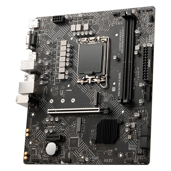 MSI PRO H610M-G DDR4 Micro ATX Intel H610 LGA1700 MSI PRO H610M-G DDR4 Micro ATX Intel H610 LGA1700