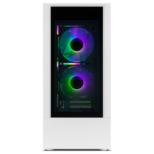 NOX Hummer Nemesis Caja PC Midi Tower Blanco con Iluminación ARGB NXHUMMERNMSSWH