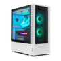 NOX Hummer Nemesis Semitorre Blanca con Cristal Templado y ARGB
