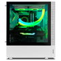 NOX Hummer Nemesis Semitorre Blanca con Cristal Templado y ARGB