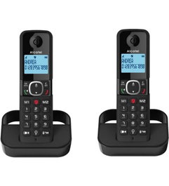 Alcatel F860 DUO Teléfono DECT Inalámbrico Negro