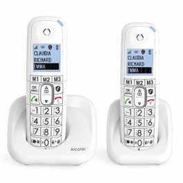 ALCATEL XL785DUO Teléfono Inalámbrico DECT con Teclas Grandes y Pantalla XL (Duo) de Manos Libres con Bloqueo de Llamadas