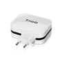 TooQ TQWC-1S04WT Cargador de Pared 34W con 4 Puertos USB (2x USB-C, 2x USB-A) con Tecnología de Carga Inteligente y Protección - Color Blanco