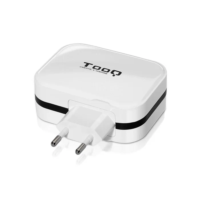 Tooq Cargador de Pared TQWC-1S04WT con 4 Puertos USB, Blanco Tooq Cargador de Pared TQWC-1S04WT con 4 Puertos USB, Blanco