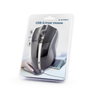 Gembird MUS-GU-02 Ratón Ambidextro USB 2400 DPI Negro