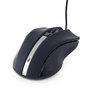 Gembird MUS-GU-02 Ratón Ambidextro USB 2400 DPI Negro