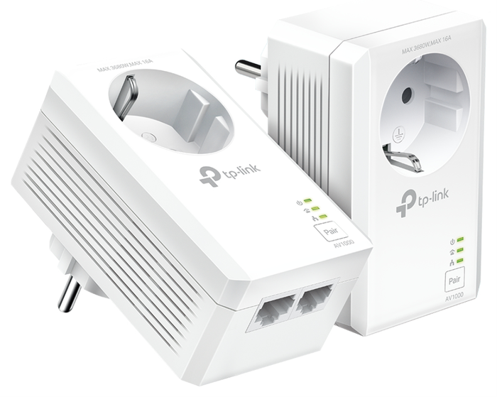 TP-Link TL-PA7027P KIT Adaptador de Red PowerLine 1000 Mbit/s Ethernet Blanco 2 Piezas