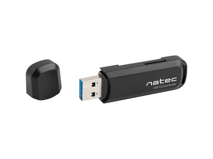 Natec Scarab 2 Lector de Tarjetas SD y Micro SD USB 3.2 Gen 1 Negro NCZ-1874