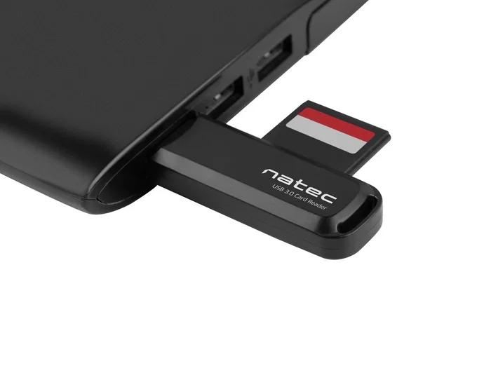 Natec Scarab 2 Lector de Tarjetas SD y Micro SD USB 3.2 Gen 1 Negro NCZ-1874