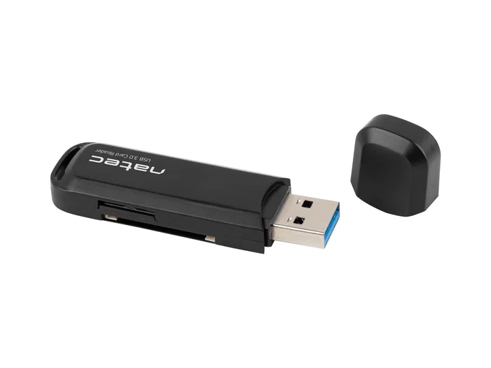 Natec Scarab 2 Lector de Tarjetas SD y Micro SD USB 3.2 Gen 1 Negro NCZ-1874