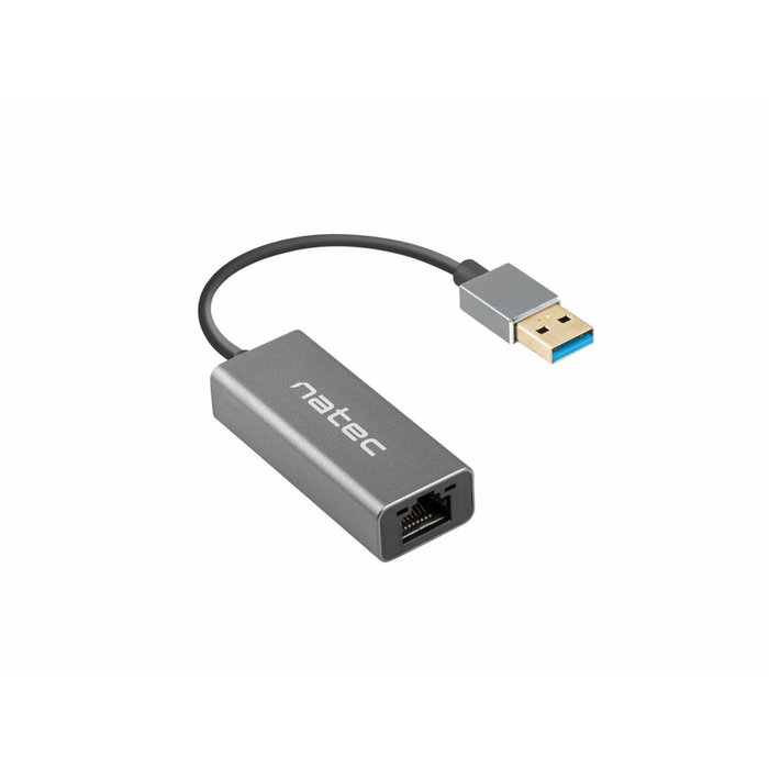 NATEC Cricket Adaptador USB 3.2 Gen 1 a RJ-45 Negro