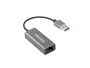Natec Cricket Adaptador Ethernet USB 3.2 Gen 1 (3.1) a RJ45 Gigabit 10/100/1000 Mbit/s Negro - Aluminio