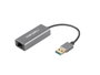 NATEC Cricket Adaptador USB 3.2 Gen 1 a RJ-45 Negro