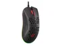 Genesis Krypton 555 Ratón Gaming para Diestros Óptico 8000 DPI Sensor Pixart PAW3333, 7 Botones Programables, 70g Ultraligero, Iluminación RGB, Cable USB - Negro