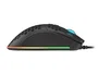 Genesis Krypton 555 Ratón Gaming para Diestros Óptico 8000 DPI Sensor Pixart PAW3333, 7 Botones Programables, 70g Ultraligero, Iluminación RGB, Cable USB - Negro