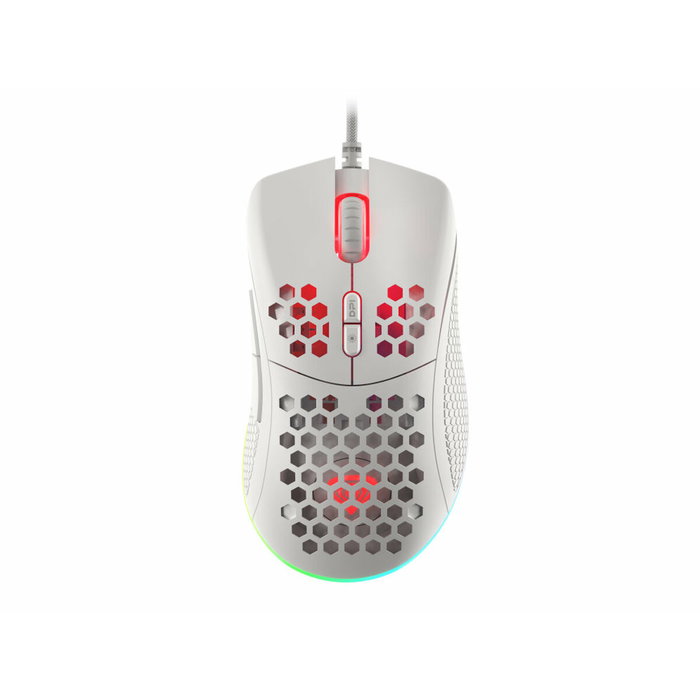 Genesis Krypton 555 Ratón Gaming Ultraligero 8000 DPI Blanco