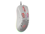 GENESIS Ratón Gaming Krypton 555, Óptico 8000 DPI, USB Tipo A, Mano Derecha, 7 Botones Programables, Iluminación RGB, Sensor Pixart PAW3333, Ultraligero 70g, Blanco