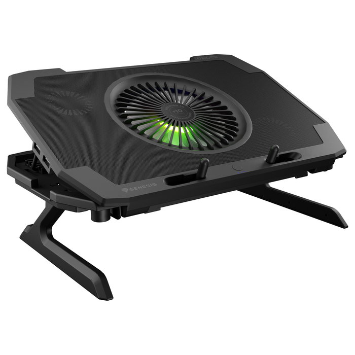 Genesis Oxid 850 Base refrigeradora RGB para portátiles hasta 17.3 pulgadas