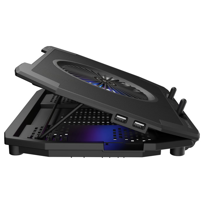 Genesis Oxid 850 Base refrigeradora RGB para portátiles hasta 17.3 pulgadas