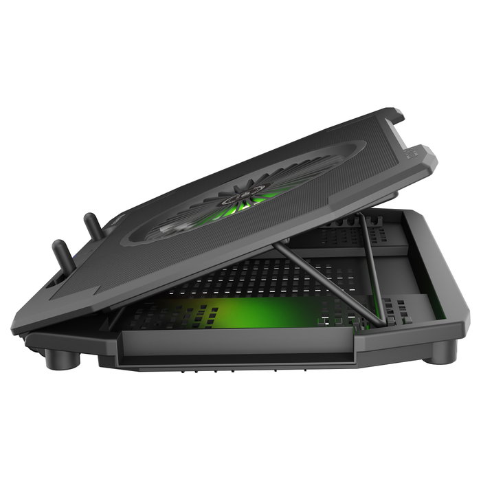 Genesis Oxid 850 Base refrigeradora RGB para portátiles hasta 17.3 pulgadas
