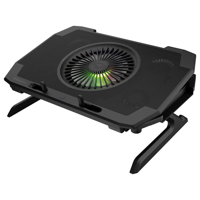 Genesis Oxid 850 Base refrigeradora RGB para portátiles hasta 17.3 pulgadas