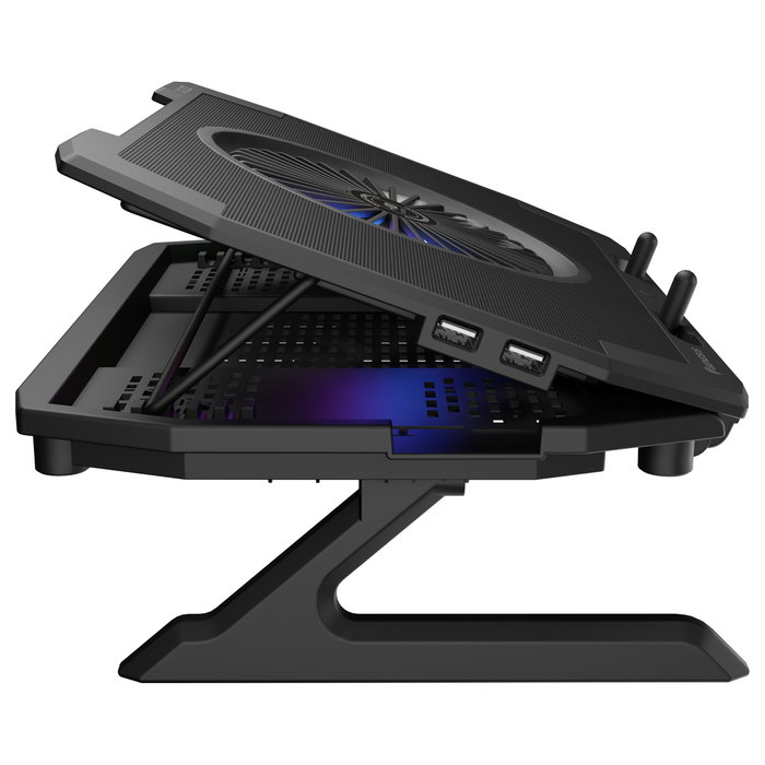 Genesis Oxid 850 Base refrigeradora RGB para portátiles hasta 17.3 pulgadas